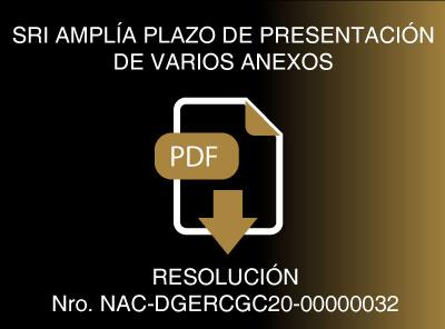 Descargar Resolución NAC-DGERCGC20-00000032